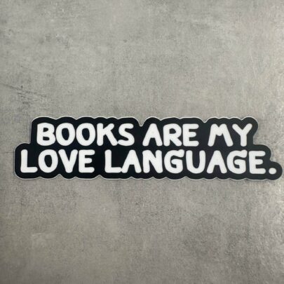 Books Are My Love Language Sticker